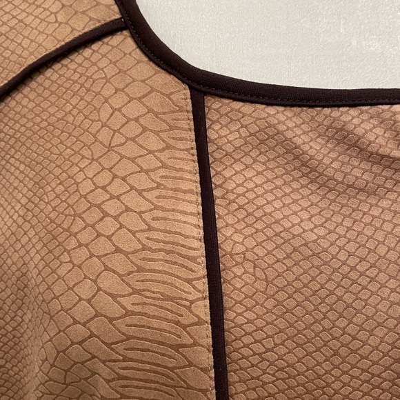 Nygard Faux Snakeskin Suede Moto Jacket XL Womens - Picture 3 of 10